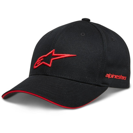 Kšiltovka ROSTRUM HAT, ALPINESTARS (černá/červená)
