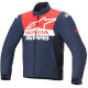 Bunda SMX WATERPROOF HONDA kolekce, ALPINESTARS (modrá/černá/červená/bílá) 2024