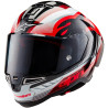 Přilba SUPERTECH R-10 TEAM, ALPINESTARS (karbon/červená/bílá) 2024