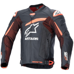 Bunda GP PLUS R 4 RIDEKNIT, ALPINESTARS (černá/červená fluo/bílá) 2026
