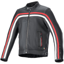 Bunda DYNO, ALPINESTARS (černá/rubínová červená/béžová) 2026