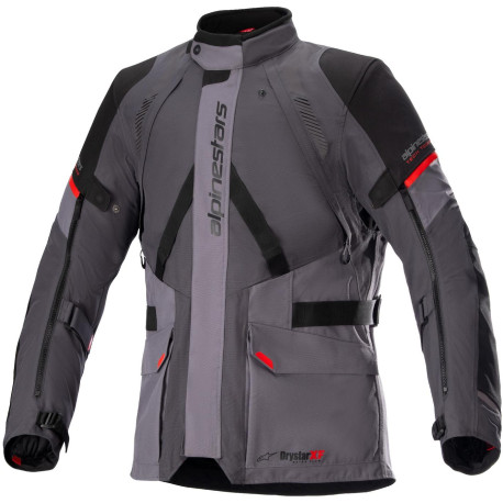 Bunda MONTEIRA DRYSTAR XF, ALPINESTARS (tmavě šedá/černá/červená) 2024