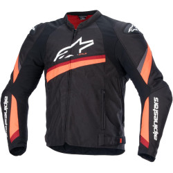 Bunda T-GP PLUS R 4, ALPINESTARS (černá/červená fluo) 2026