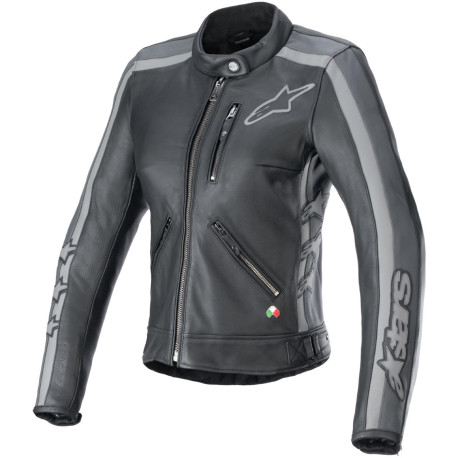 Bunda STELLA DYNO, ALPINESTARS (černá/šedá/tmavě šedá) 2024