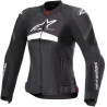 Bunda STELLA T-GP PLUS R 4 AIRFLOW, ALPINESTARS (černá/bílá) 2024