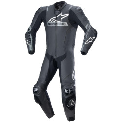 Jednodílná kombinéza MISSILE 2 WARD, ALPINESTARS (černá/metalická šedá) 2026
