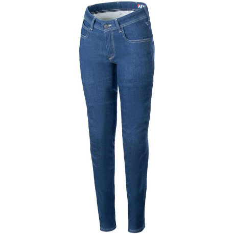 Kalhoty DAISY 3 DENIM, ALPINESTARS, dámské (sepraná modrá) 2024