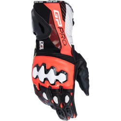 Rukavice GP PRO 4, ALPINESTARS (černá/červená fluo/bílá) 2024