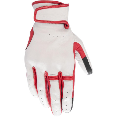 Rukavice DYNO, ALPINESTARS (béžová/rubínová červená) 2024