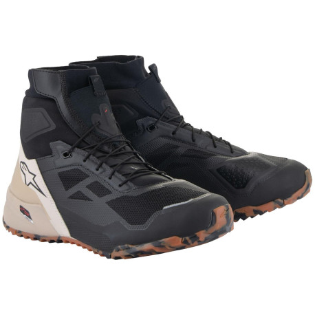 Boty CR-1, ALPINESTARS (černá/světle hnědá) 2024
