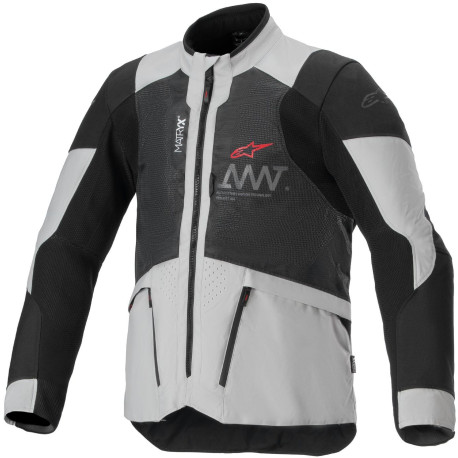 Bunda AMT 7 AIR, ALPINESTARS (světle šedá/černá) 2024