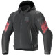 Bunda ZACA AIR VENOM WATERPROOF, ALPINESTARS (černá/červená fluo) 2024