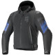 Bunda ZACA AIR VENOM WATERPROOF, ALPINESTARS (černá/modrá fluo) 2024
