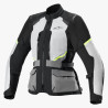 Bunda STELLA ANDES AIR DRYSTAR, ALPINESTARS, dámská (světle šedá/tmavě šedá/černá/žlutá fluo) 2024