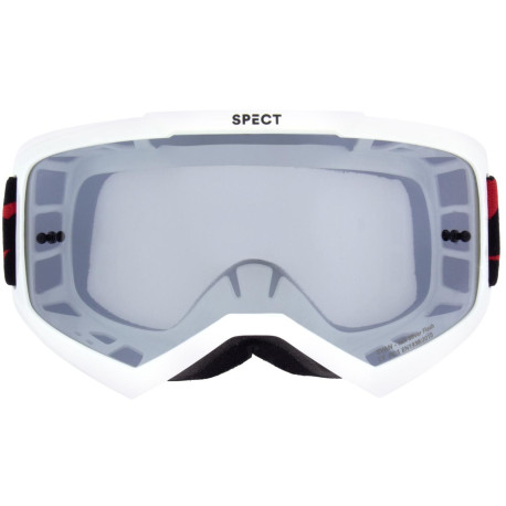 Brýle EVAN, RedBull Spect (bílé, plexi kouřové/stříbrné)