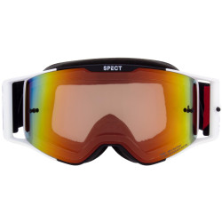 Brýle TORP, RedBull Spect (černé/bílé matné, plexi červené zrcadlové)