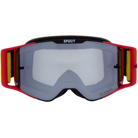 Brýle TORP, RedBull Spect (černé/červené matné, plexi stříbrné zrcadlové)