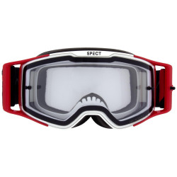 Brýle TORP, RedBull Spect (bílé/červené, čiré plexi)