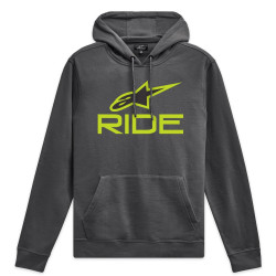 Mikina RIDE, ALPINESTARS (šedá/žlutá/černá)