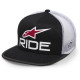 Kšiltovka RIDE 4.0ER, ALPINESTARS (černá/bílá/červená)