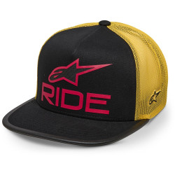 Kšiltovka RIDE 4.0ER, ALPINESTARS (černá/žlutá/červená)