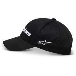 Kšiltovka LINEAR WORDMARK 2.0, ALPINESTARS (černá/bílá)