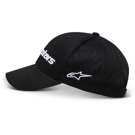 Kšiltovka LINEAR WORDMARK 2.0, ALPINESTARS (černá/bílá)