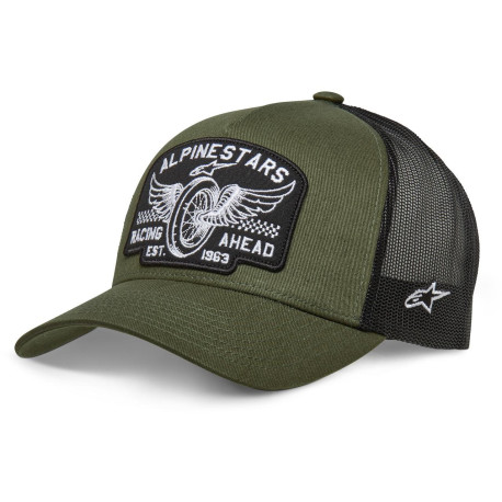 Kšiltovka HERITAGE PATCHER, ALPINESTARS (zelená/černá)