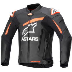 Bunda GP PLUS 4, ALPINESTARS (černá/červená fluo/bílá) 2026