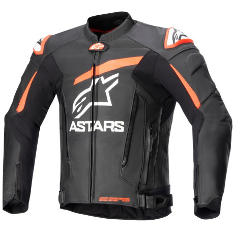 Bunda GP PLUS 4, ALPINESTARS (černá/červená fluo/bílá) 2024