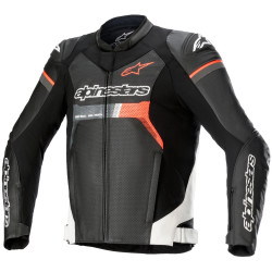 Bunda GP FORCE AIRFLOW, ALPINESTARS (černá/bílá/červená fluo) 2024
