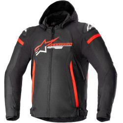 Bunda ZACA WATERPROOF, ALPINESTARS (černá/červená/bílá) 2024