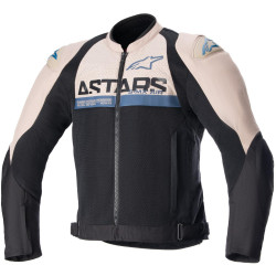 Bunda SMX AIR, ALPINESTARS (světle hnědá/černá/modrá) 2024