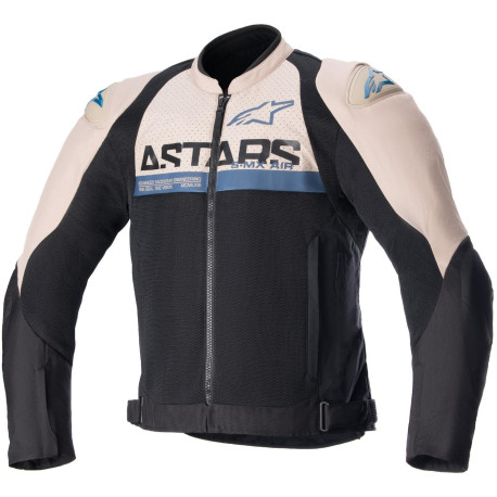 Bunda SMX AIR, ALPINESTARS (světle hnědá/černá/modrá) 2024