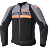 Bunda SMX AIR, ALPINESTARS (tmavě šedá/černá/oranžová fluo) 2024