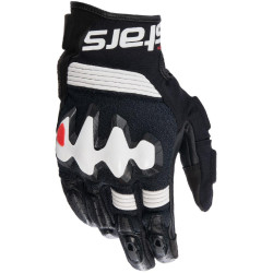 Rukavice HALO, ALPINESTARS (černá/bílá) 2024