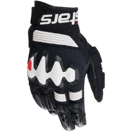 Rukavice HALO, ALPINESTARS (černá/bílá) 2024