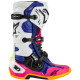 Boty TECH 10 limitovaná edice COAST, ALPINESTARS (bílá/tmavě modrá/růžová/žlutá fluo/oranžová/černá) 2024