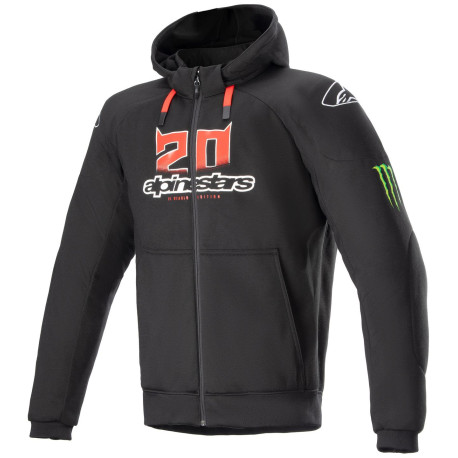 Bunda CHROME IGNITION MONSTER FQ20 kolekce, ALPINESTARS (černá/červená/bílá/zelená) 2024