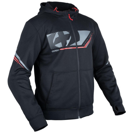 Mikina SUPER HOODIE 2.0 SPORTS, OXFORD (černá)