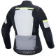 Bunda ANDES AIR DRYSTAR, ALPINESTARS (světle šedá/tmavě šedá/černá/žlutá fluo) 2024