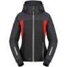 Bunda HOODIE H2OUT 2 LADY, SPIDI, dámská (černá/antracit/červená)