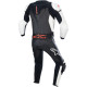 Dvoudílná kombinéza GP FORCE LURV, ALPINESTARS (bílá/černá/červená fluo) 2024