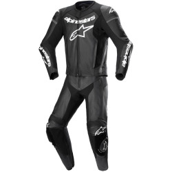 Dvoudílná kombinéza GP FORCE LURV, ALPINESTARS (černá/bílá) 2024