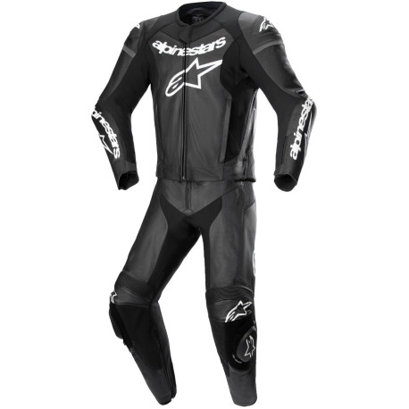 Dvoudílná kombinéza GP FORCE LURV, ALPINESTARS (černá/bílá) 2024