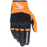 Rukavice COPPER HONDA kolekce, ALPINESTARS (černá/oranžová) 2024