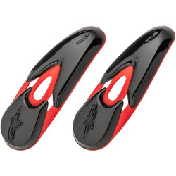 Slidery špičky pro boty SMX-R/SMX-1/2/4/5/WP/STELLA/SUPERTECH R, ALPINESTARS (černé/červené, pár)