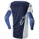 Dres RACER HOEN, ALPINESTARS (bílá/modrá) 2024
