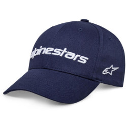 Kšiltovka LINEAR WORDMARK 2.0, ALPINESTARS (modrá/bílá)