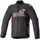 Bunda SMX WATERPROOF, ALPINESTARS (černá/tmavě šedá/červená) 2024